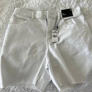 NWTO. Never worn white denim shorts from Express. Size 0